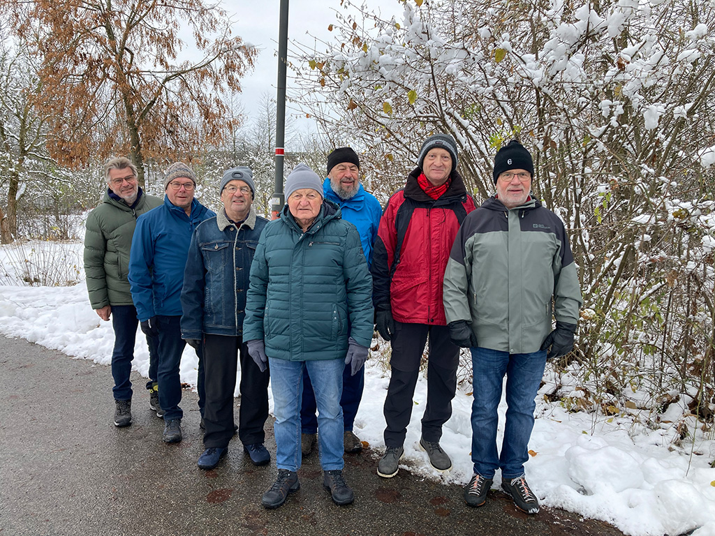 Männer im Schnee